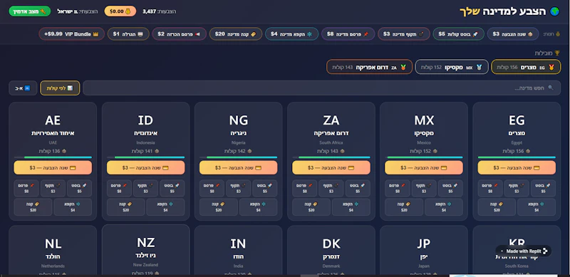 Country Vote App screenshot 1