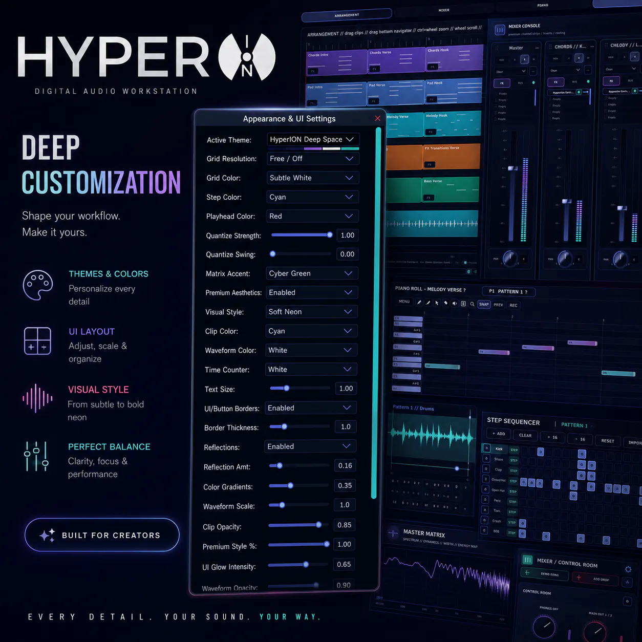 HyperION DAW gallery image