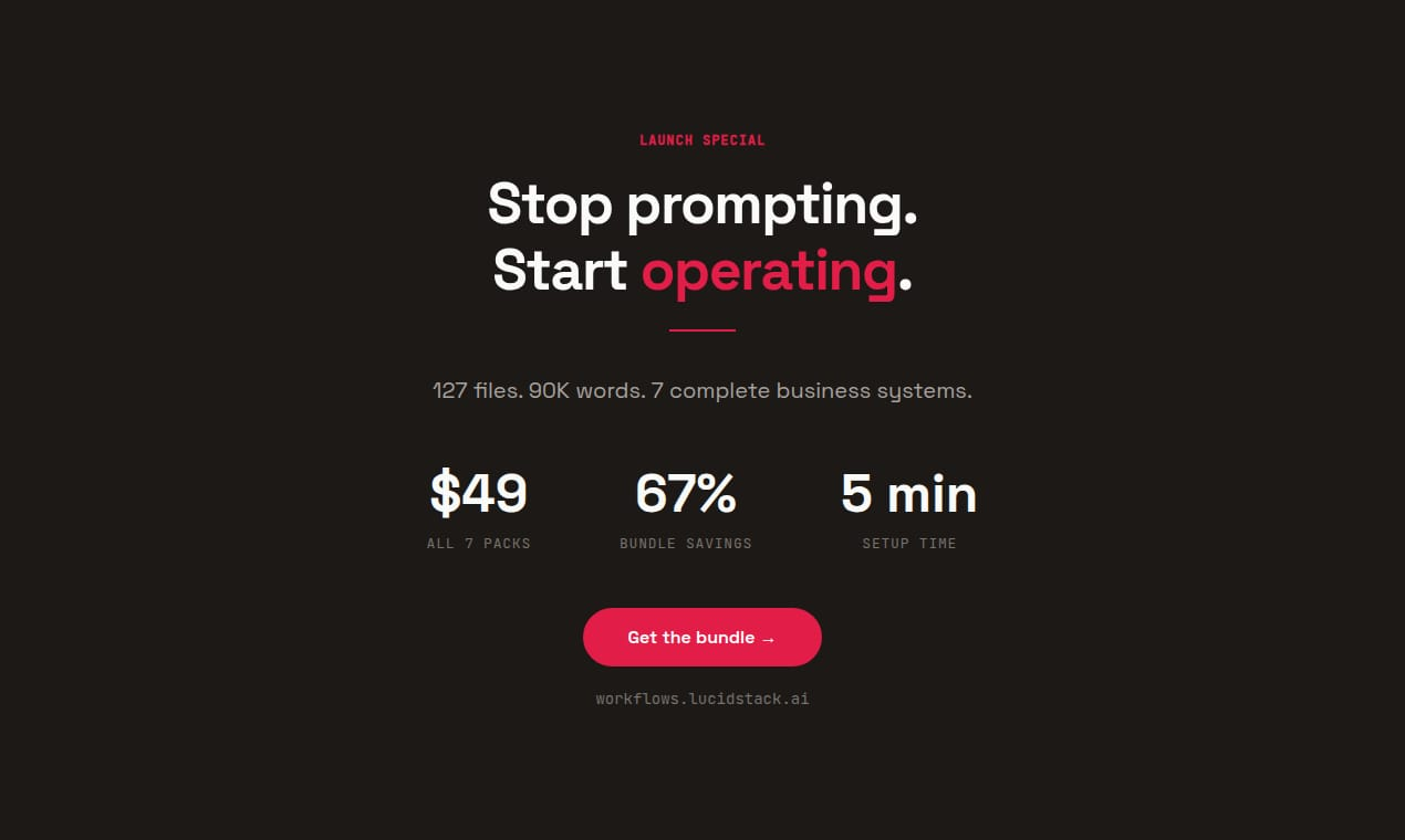 ChatGPT Workflow Packs — LucidStack.ai media 2