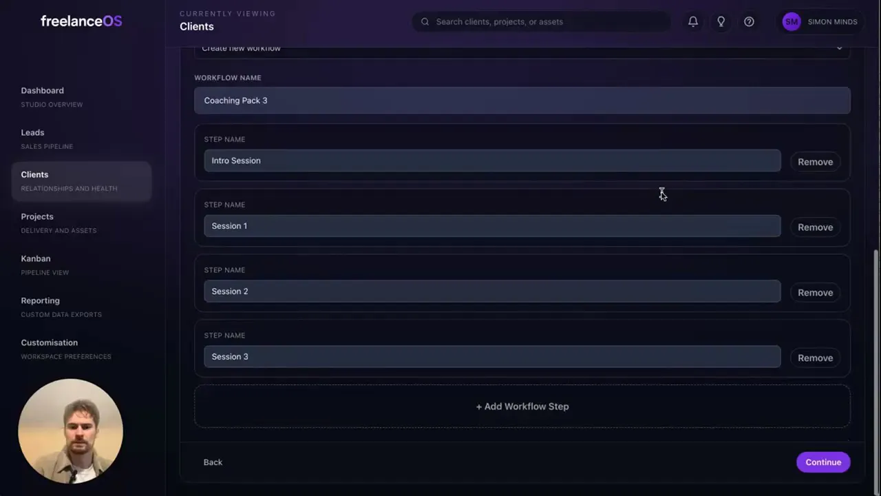 freelanceOS screenshot 1