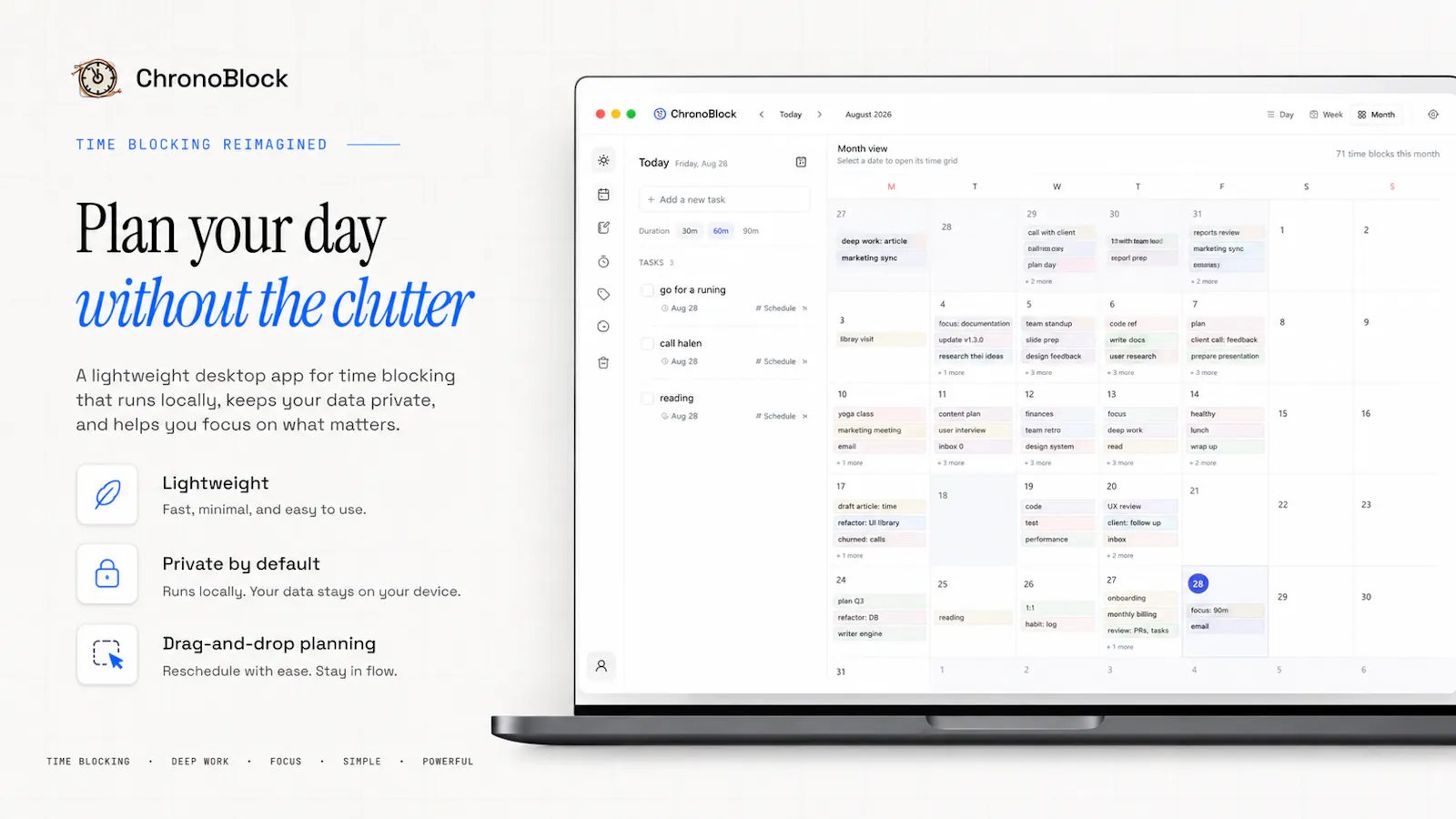 ChronoBlock screenshot 1