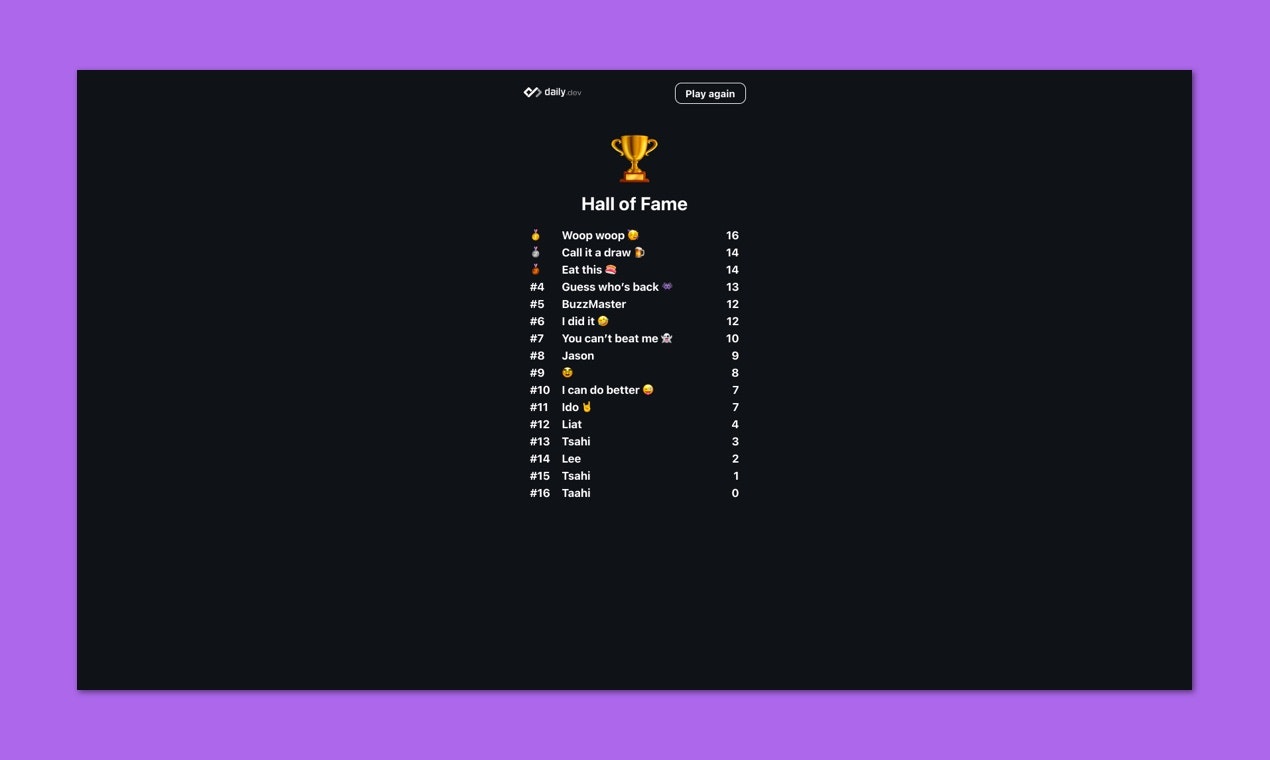 Buzzword Quiz For Developers gallery image