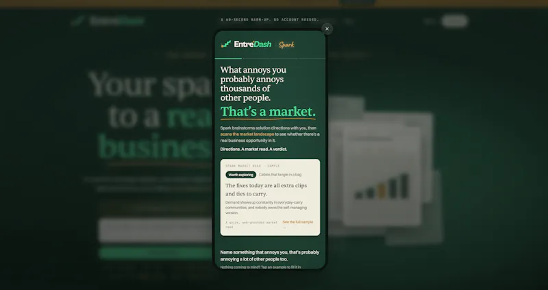 EntreDash — Spark to business screenshot 4