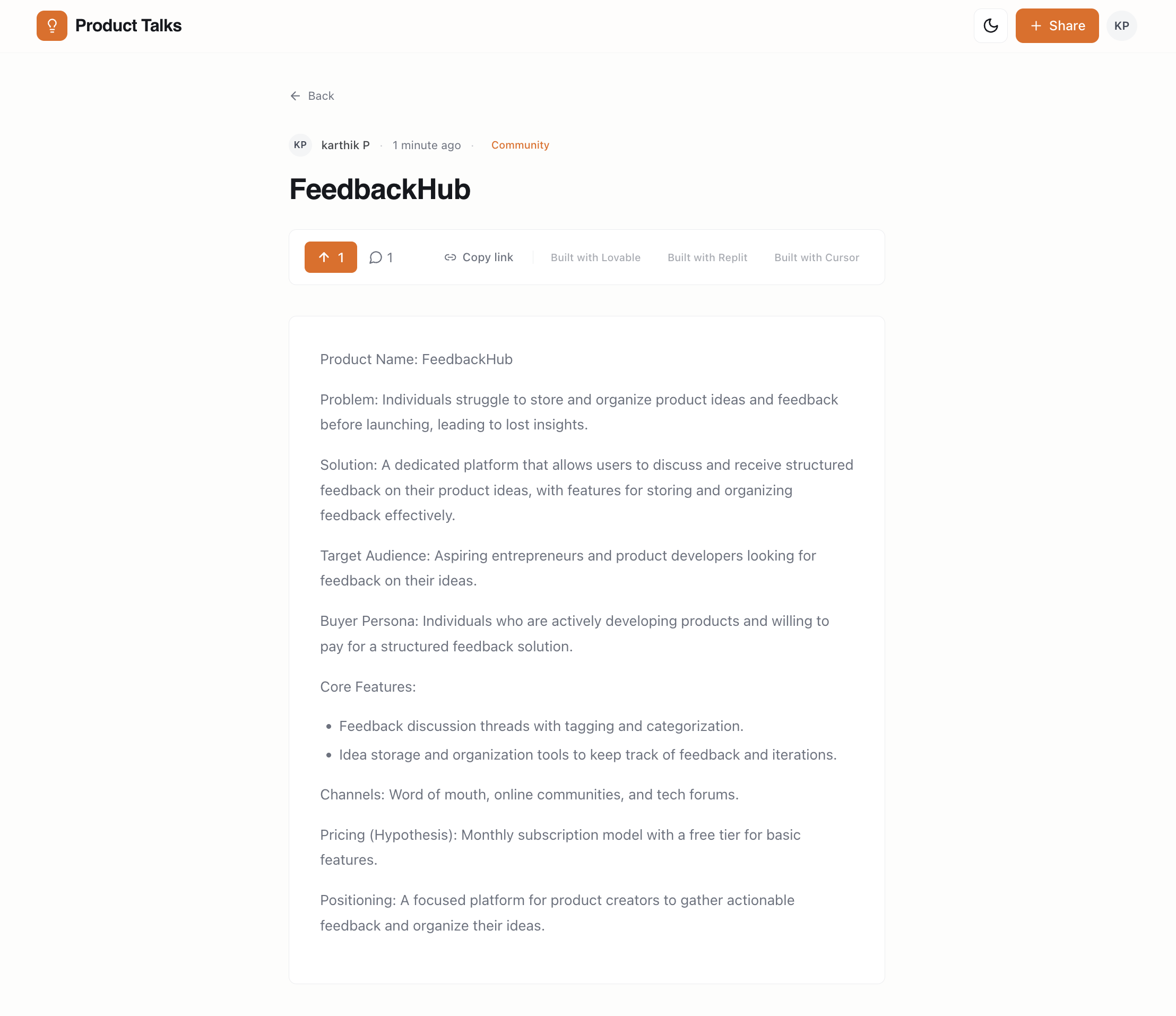 Product Talks gallery image