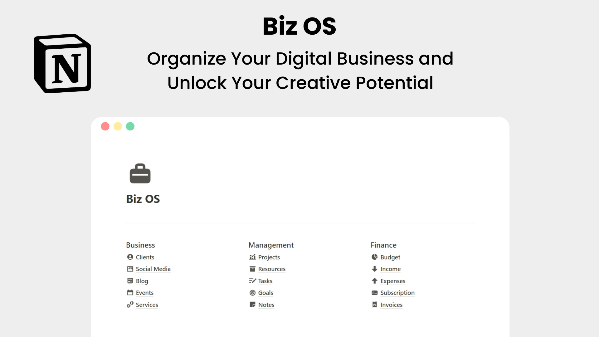 startuptile Biz OS - The Ultimate Business Manager-Organize your digital business and unlock your potential