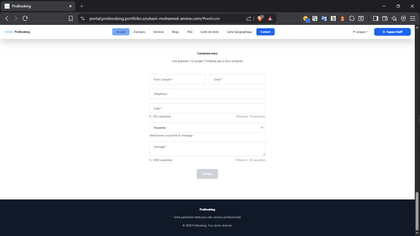 ProBooking, CMS & CRM solution gallery image