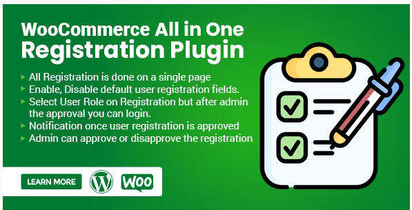 All in One Registration Plugin gallery image