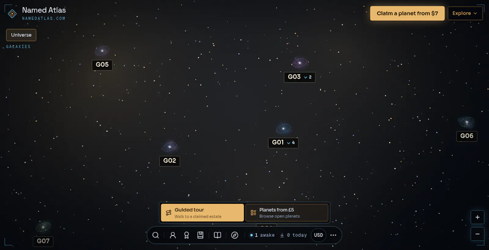 Named Atlas screenshot 3