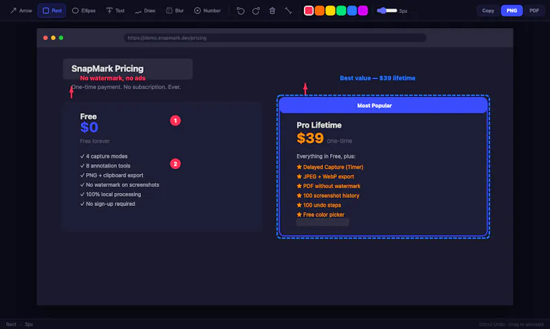 SnapMark screenshot 2
