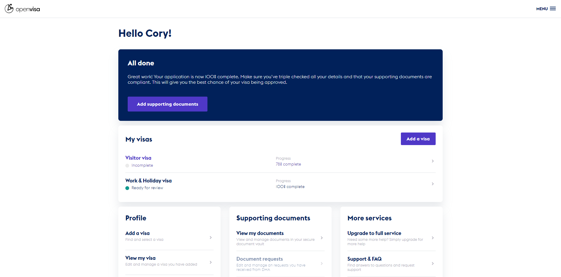 OpenVisa gallery image