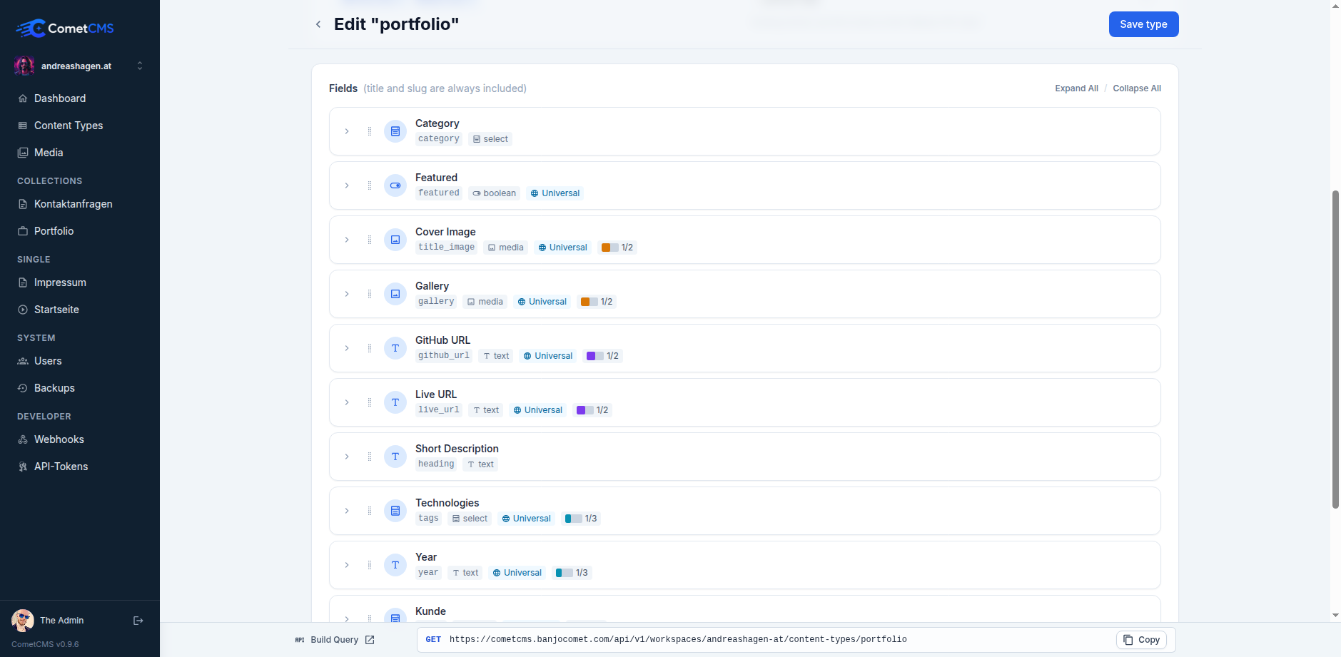CometCMS gallery image