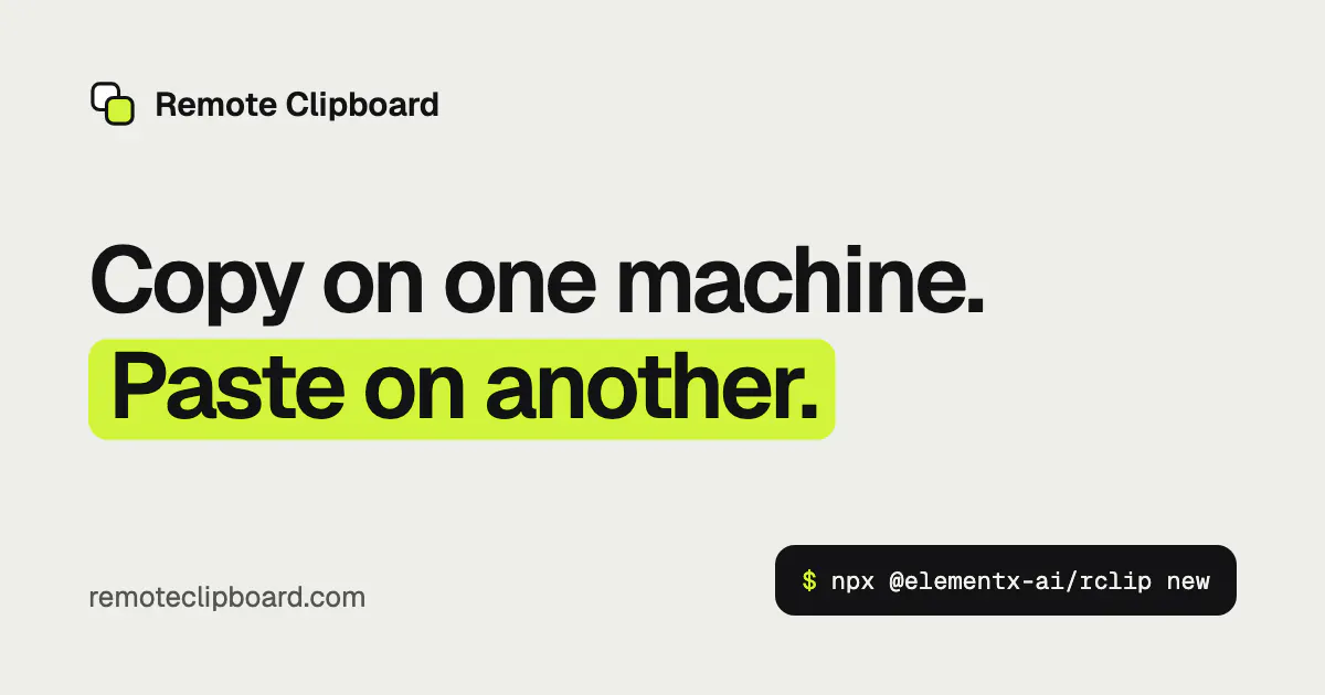 Remote Clipboard