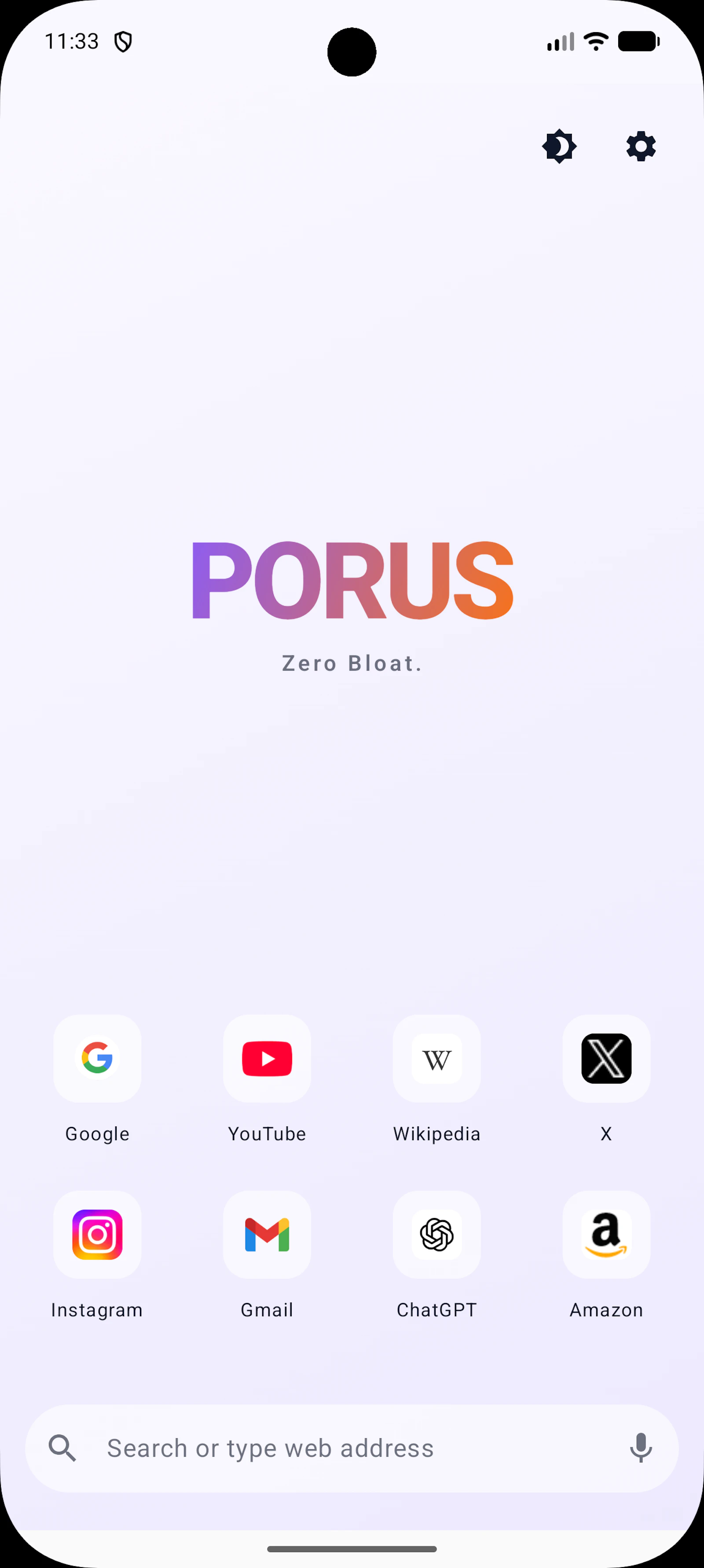 Porus Browser screenshot 8