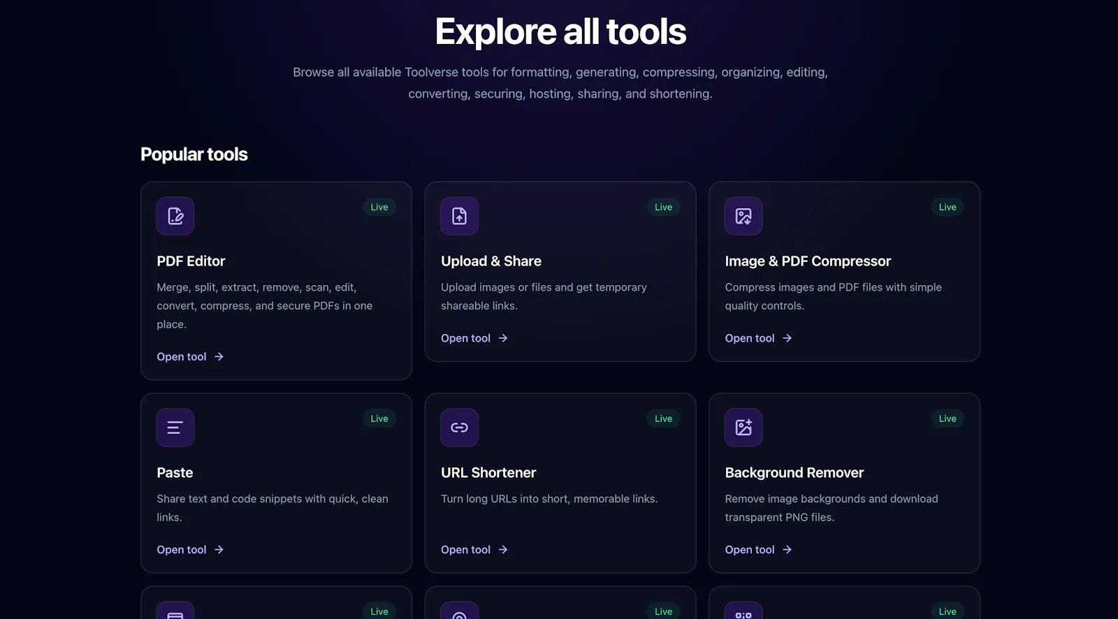 Toolverse screenshot 2