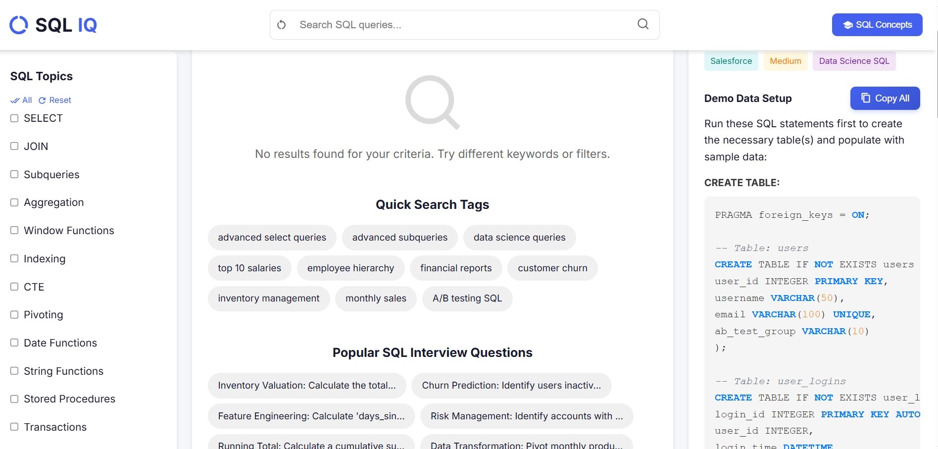 SQL IQ media 2