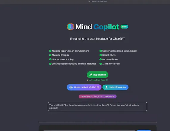 MindCopilot a Better UI for ChatGPT gallery image