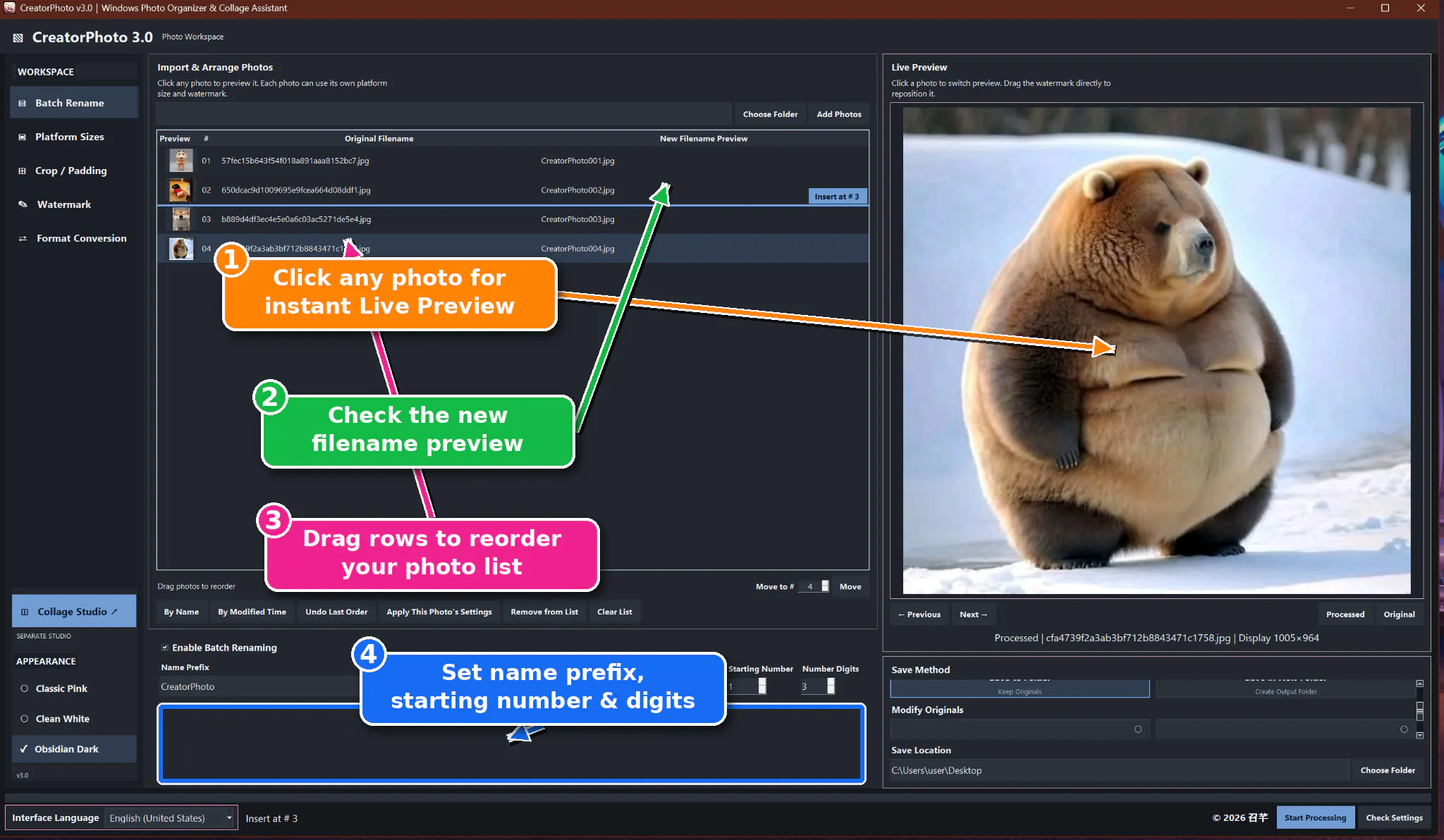 CreatorPhoto 3.0 gallery image