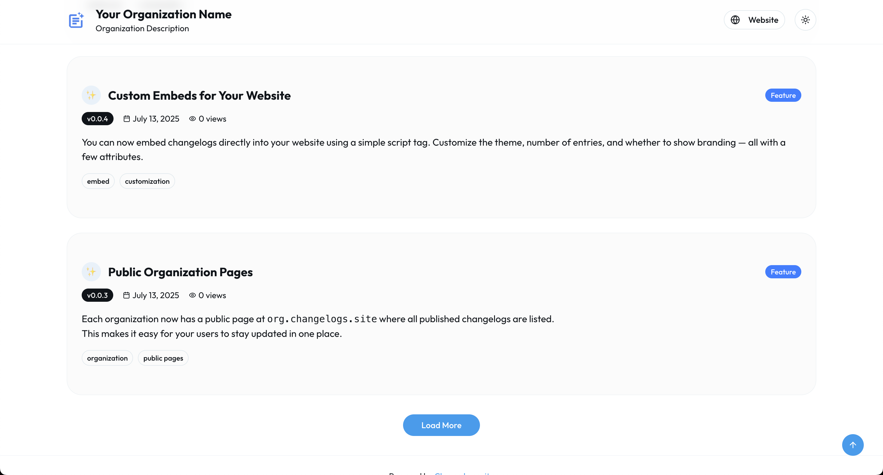 وسائط Changelogs.site - إنشاء changelogs جميلة في دقائق 5