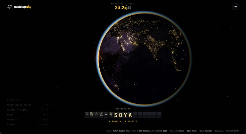 NextStop.city screenshot 2