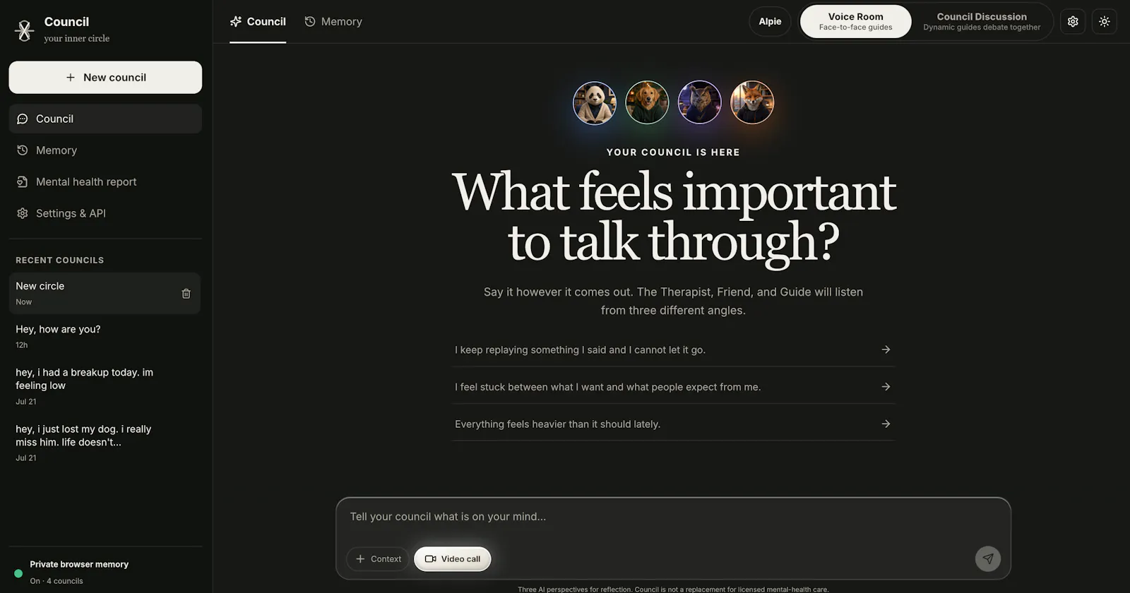 Council screenshot 4