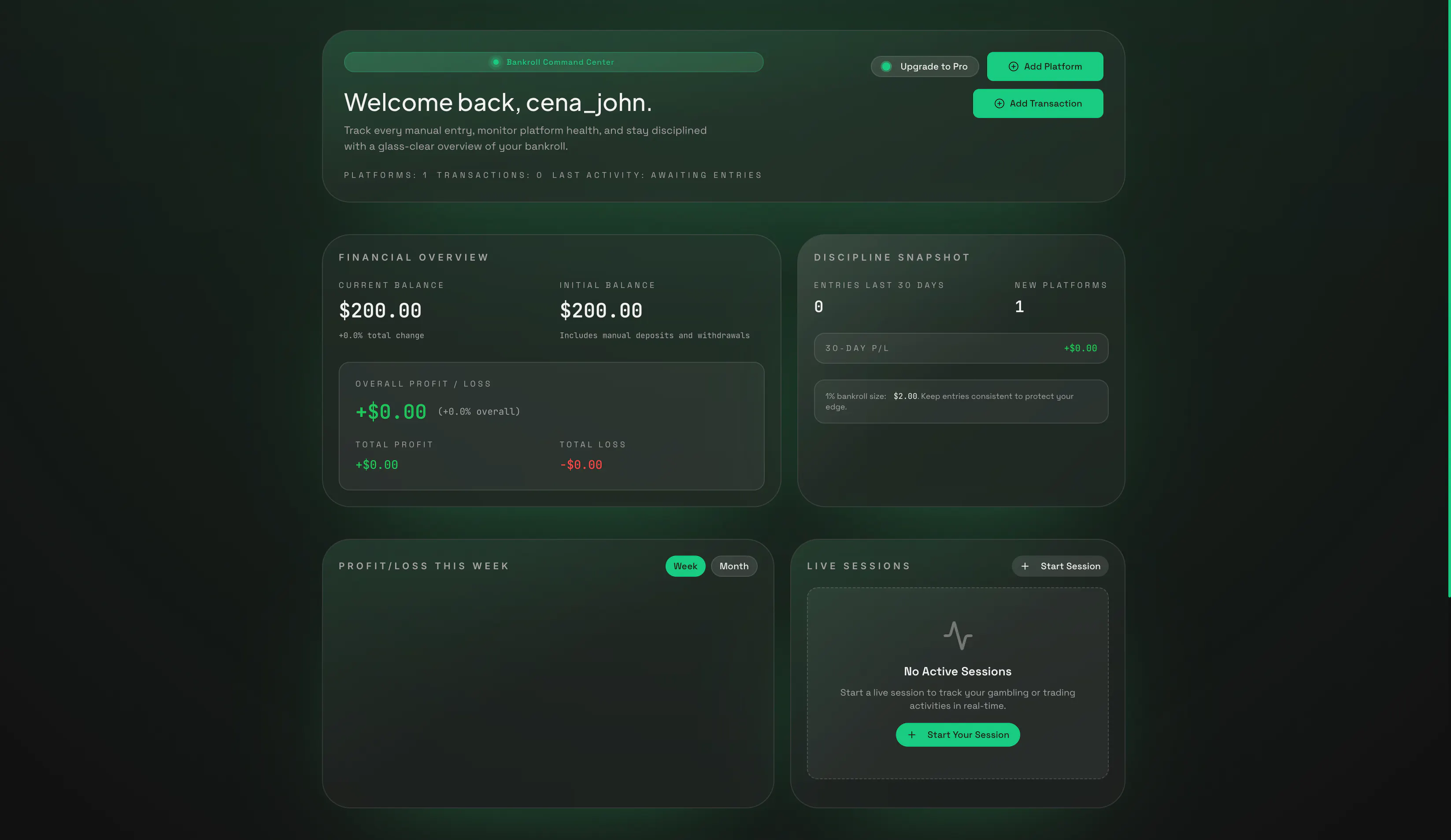 Manage Bankroll gallery image