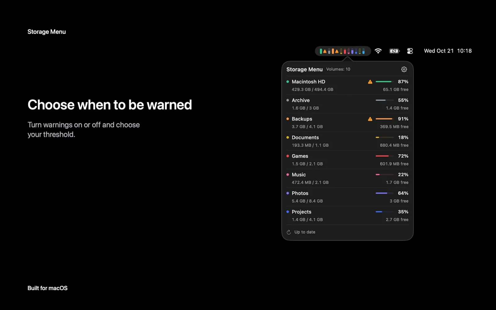 Storage Menu screenshot 3