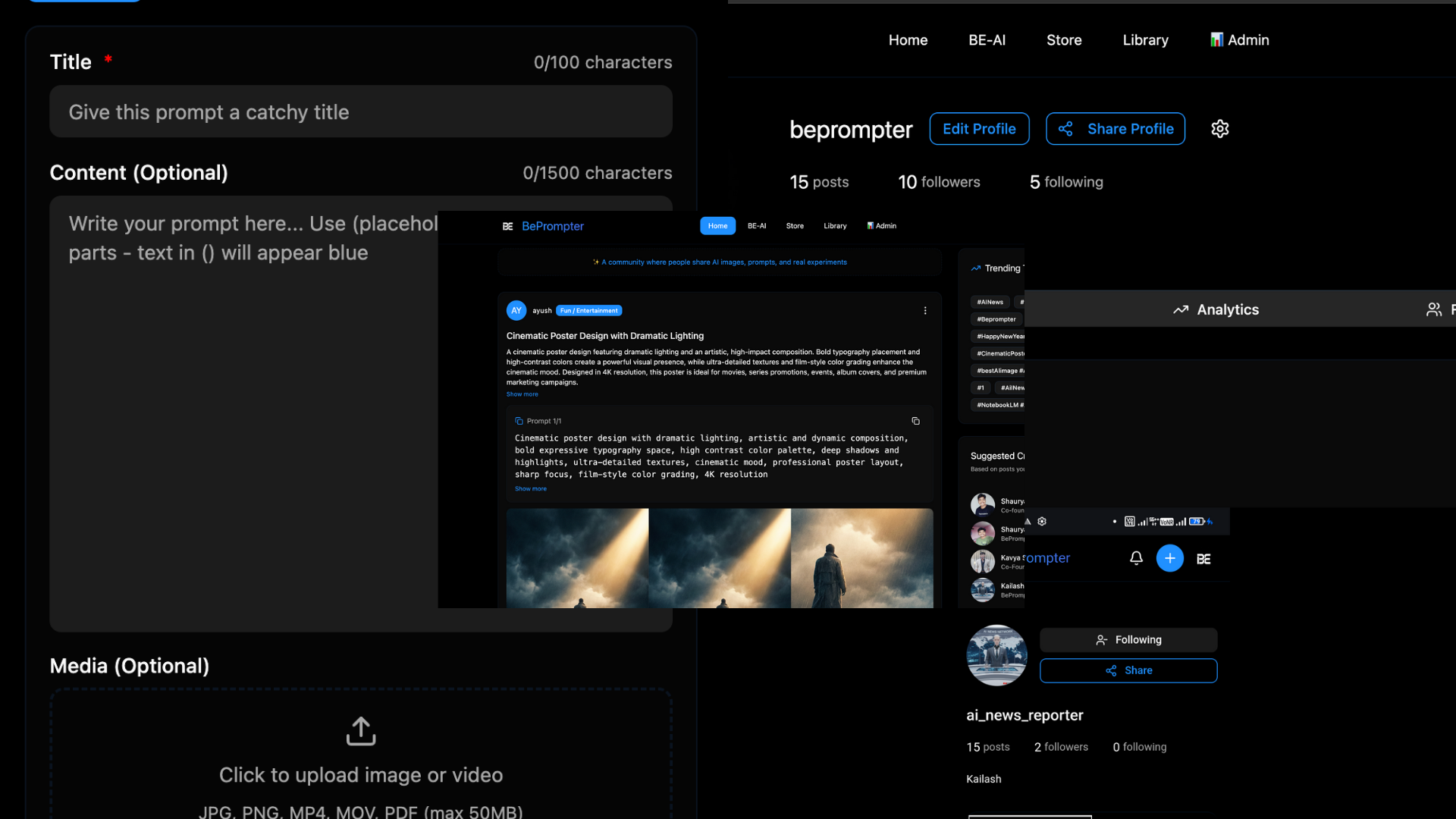 Beprompter gallery image