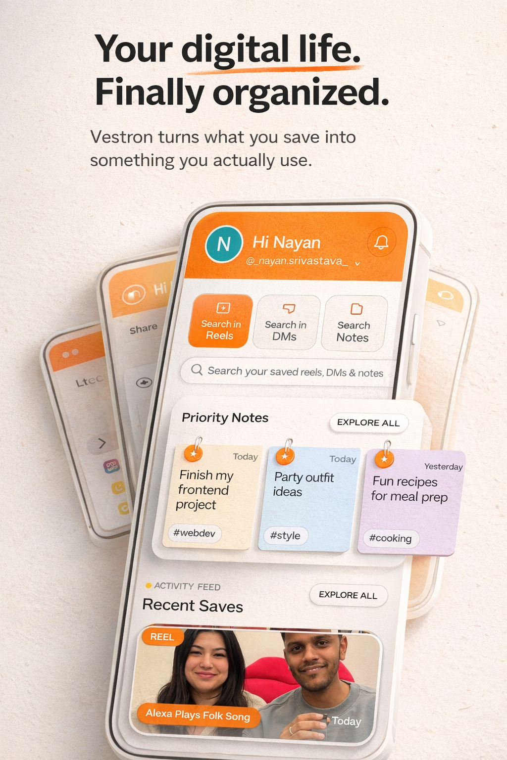 Vestron - Main product screenshot demonstrating key features and user interface