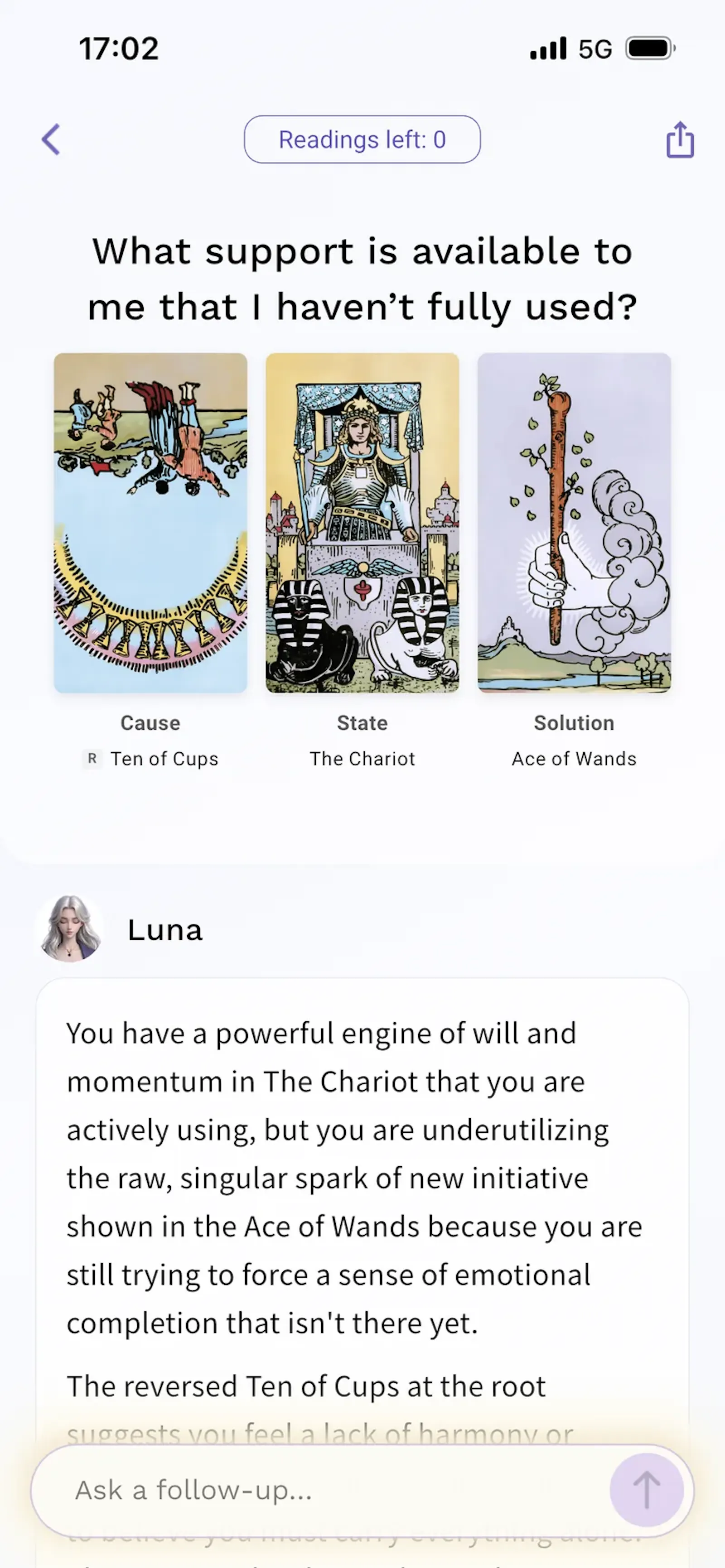 Tarot Bubble screenshot 4
