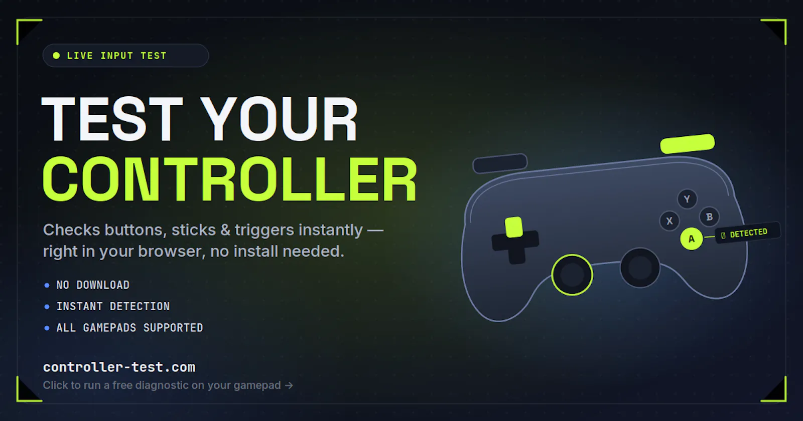 Controller Test screenshot 1