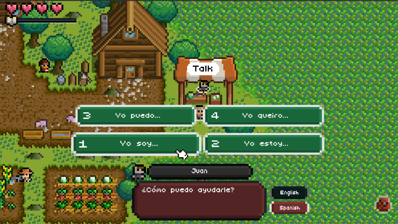 Recién llegado: un juego de aprendizaje de idiomas media 3