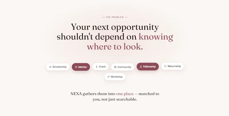 NEXA — Find what's next. screenshot 2