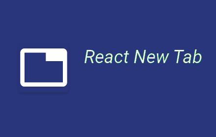 React New tab gallery image