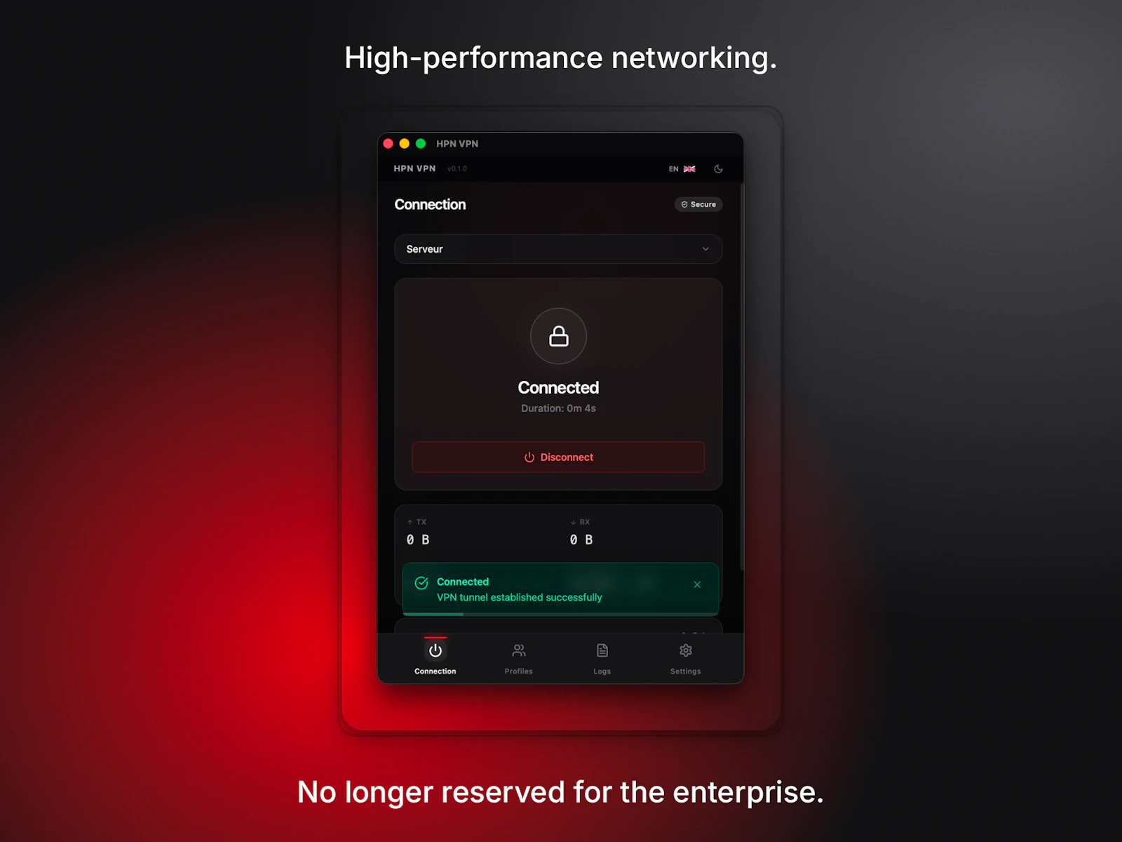 HPN - Post Quantum VPN screenshot 3
