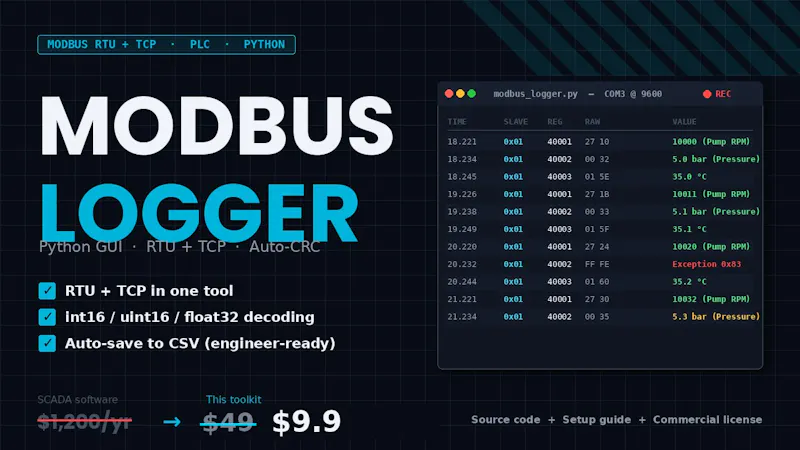Modbus Logger screenshot 1