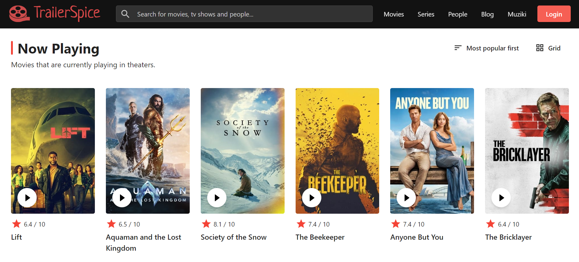 TrailerSpice - Most popular database for movies, TV shows and celebrities. media 2