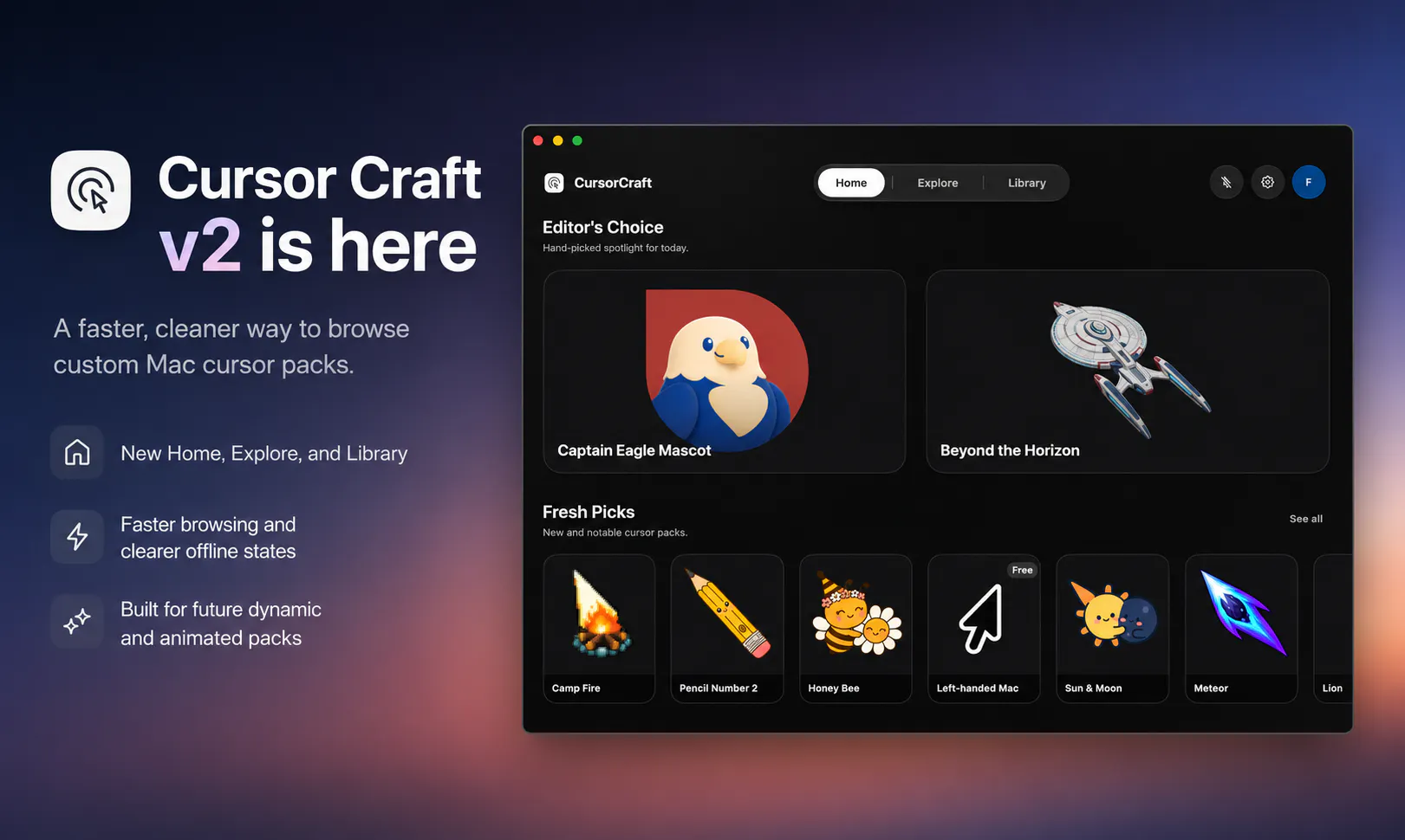 Cursor Craft v2 screenshot 1