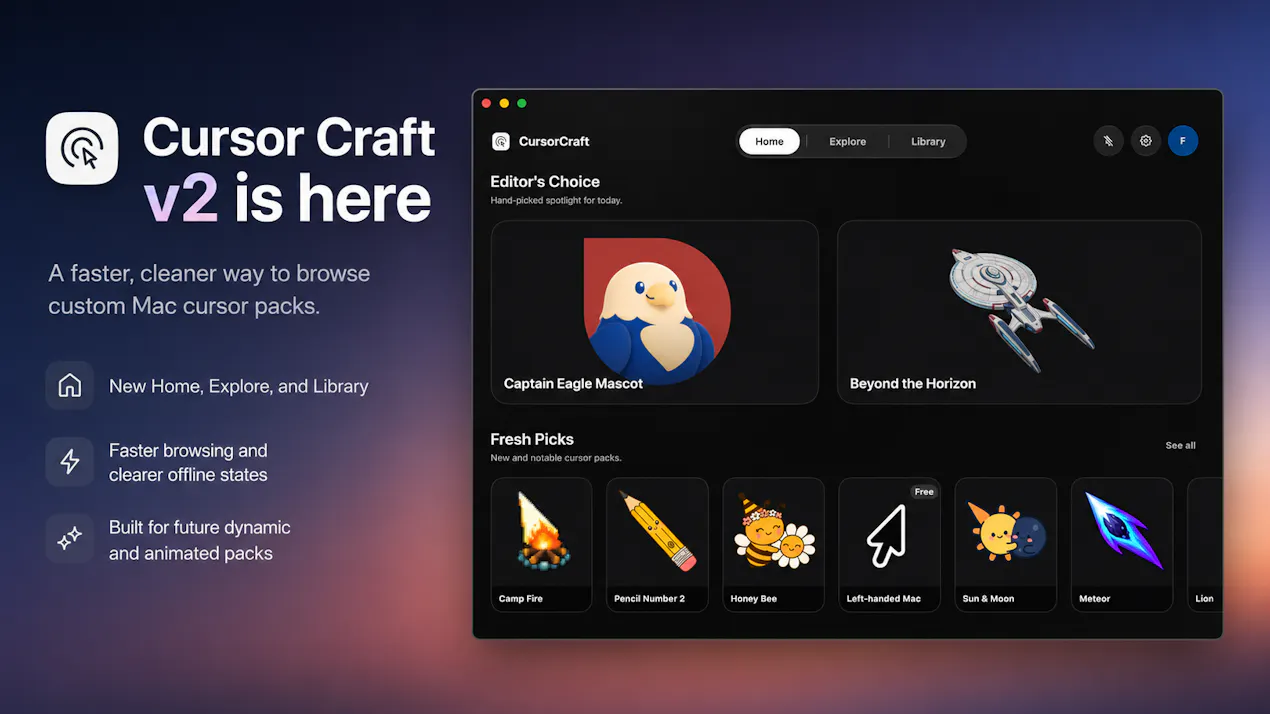 Cursor Craft v2 product