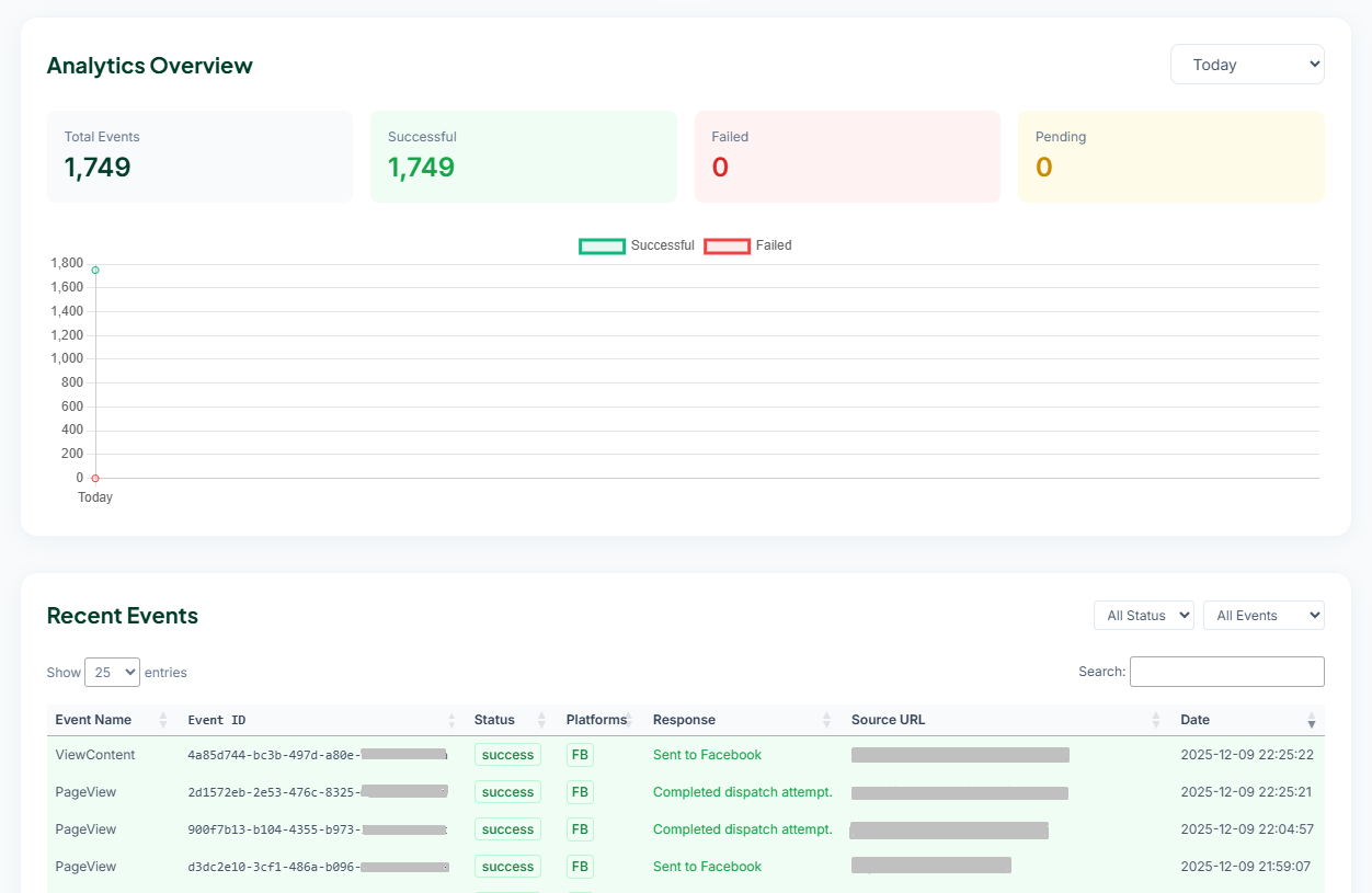 ServerTrack - Screenshot 2 showing product features and functionality
