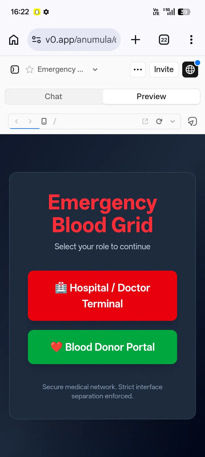 Emergency Blood Grid gallery image
