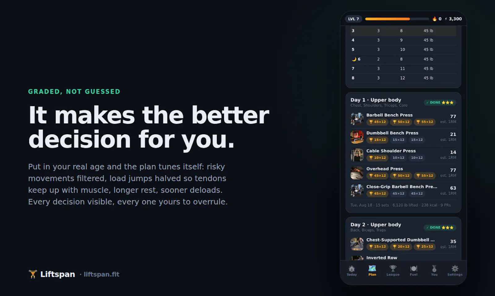 Liftspan screenshot 3