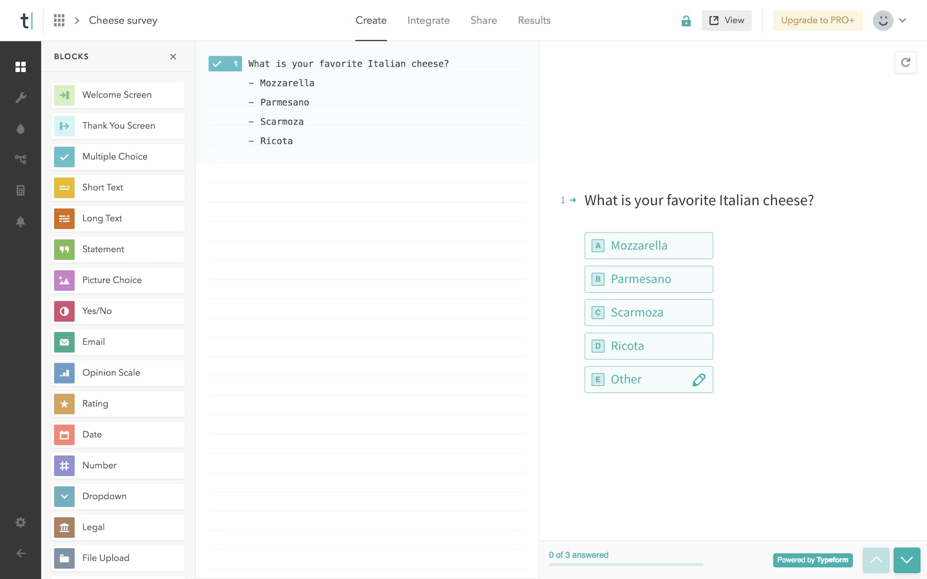 Typeform Build beautiful conversational forms, surveys and more