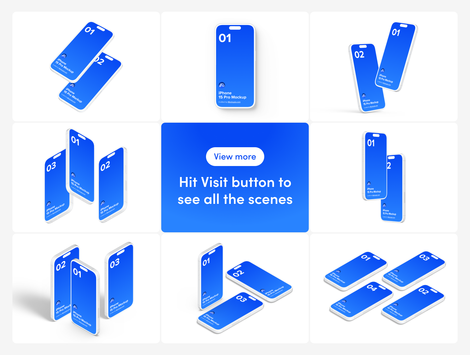 iPhone 15 Pro Mockup Bundle media 2
