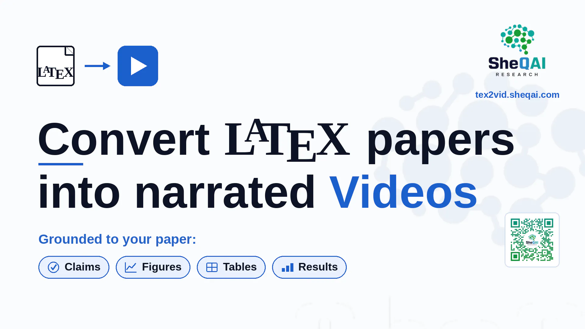 TeX2Vid: Convert papers into videos gallery image