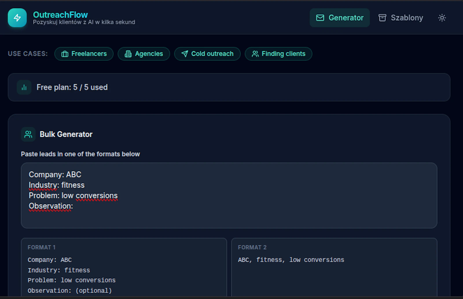 OutreachFlow screenshot 1