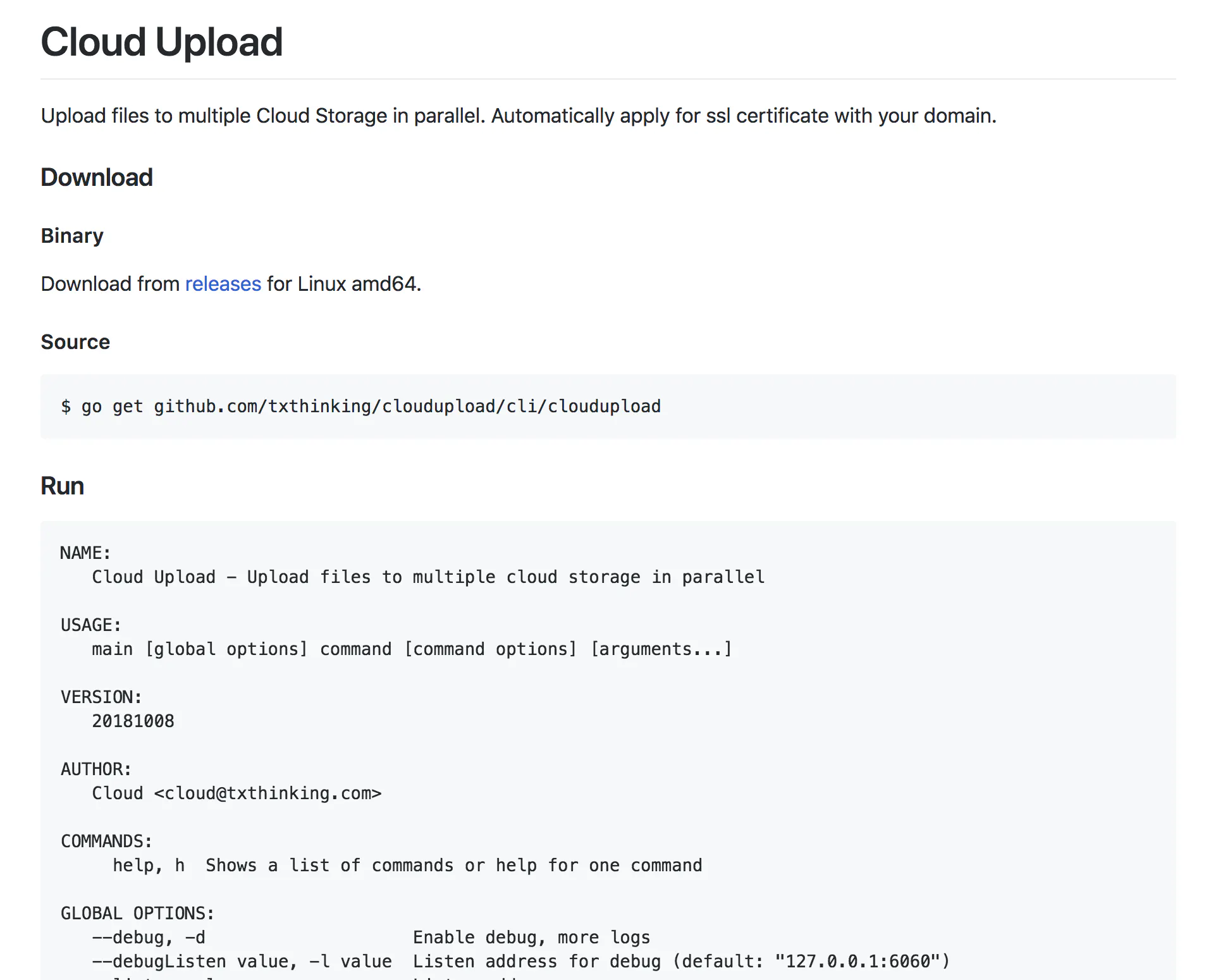 Cloud Upload