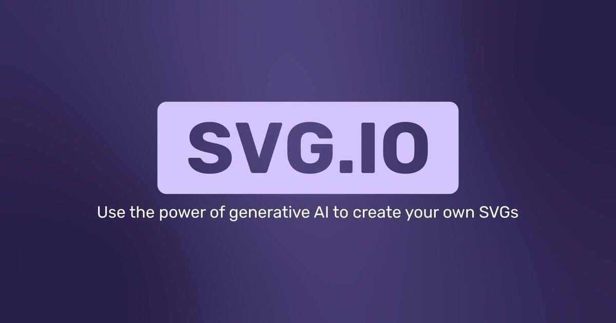 startuptile SVG.io-Text prompt to SVG illustration