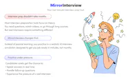 MirrorInterview - Prep Fast & Smart