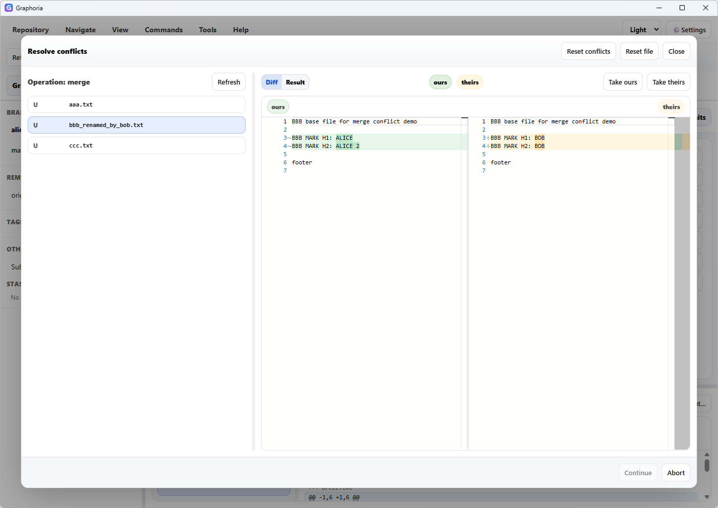 Graphoria — Git as a Graph gallery image