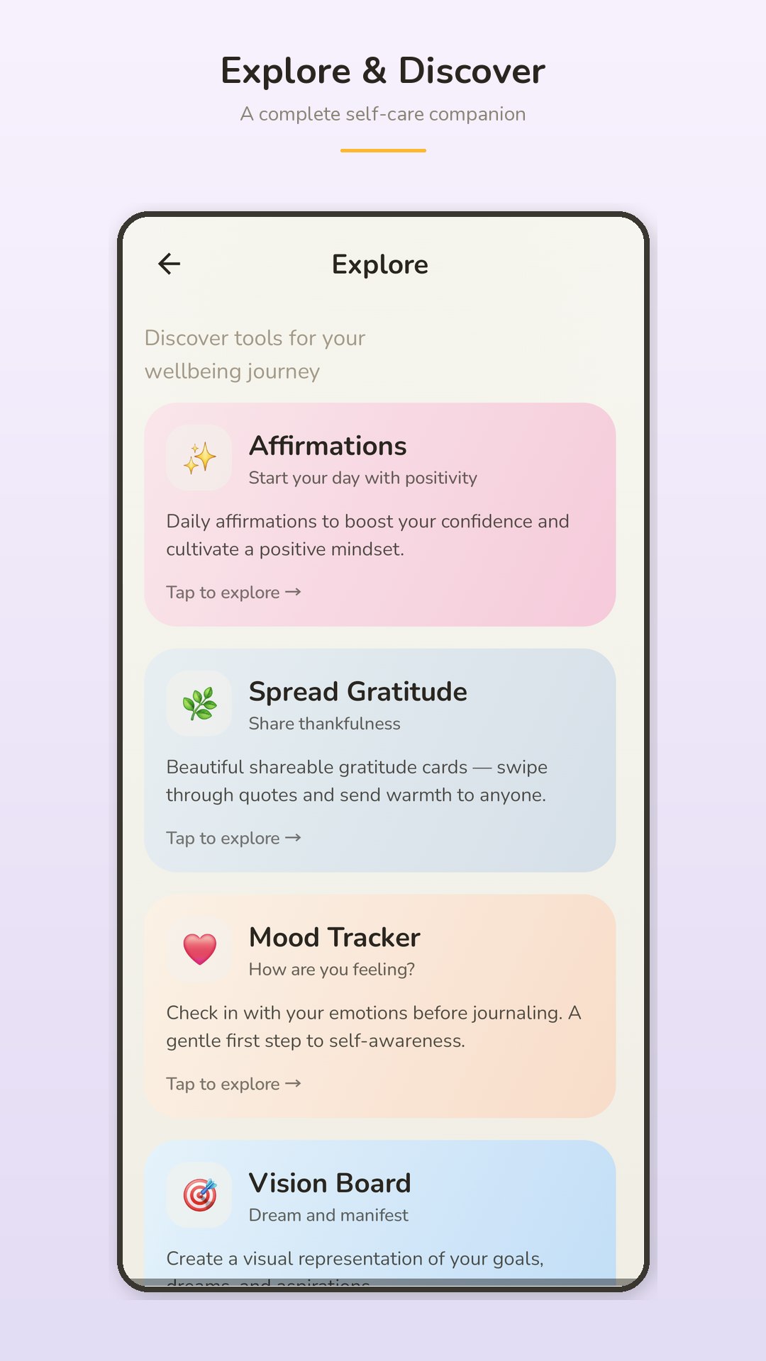 Gratitude Self Love Journal - Screenshot 5 showing product features and functionality
